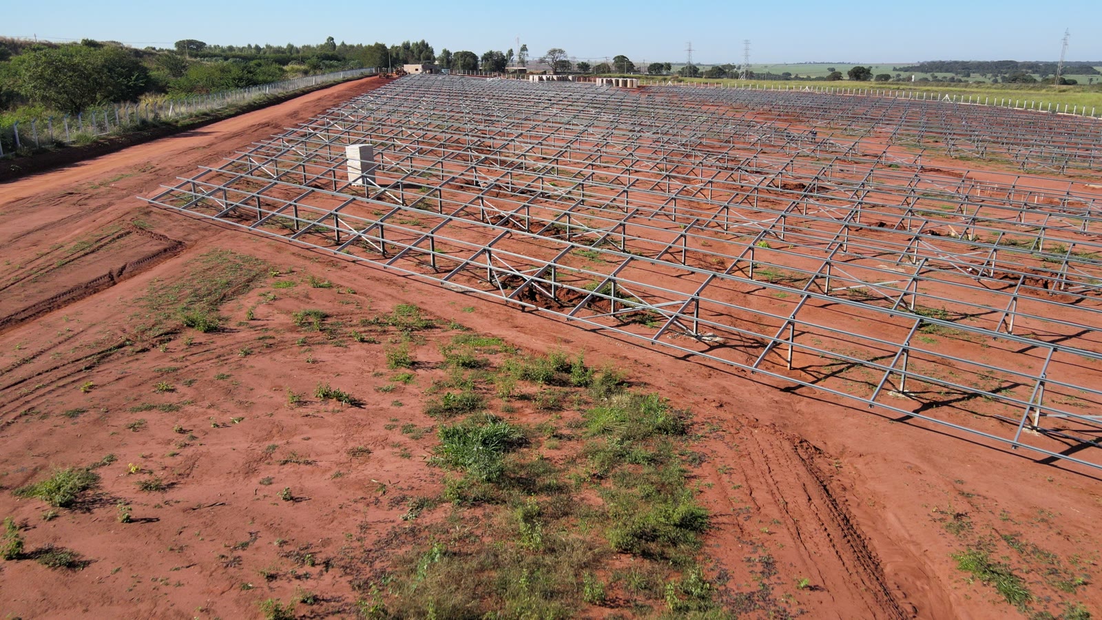 Obra da UFV Frutal vista de cima